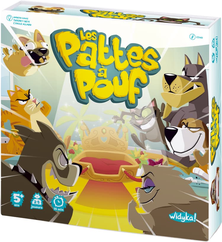 Boîte du jeu : Les Pattes à Pouf