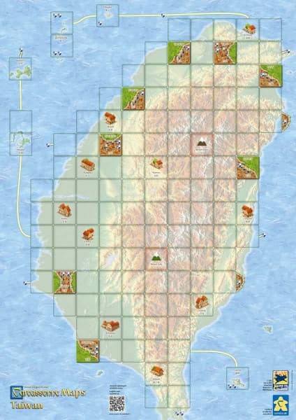 Boîte du jeu : Carcassonne Maps : Taiwan