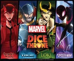 Boîte du jeu : Marvel Dice Throne : Scarlet Witch v. Thor v. Loki v. Spider-Man