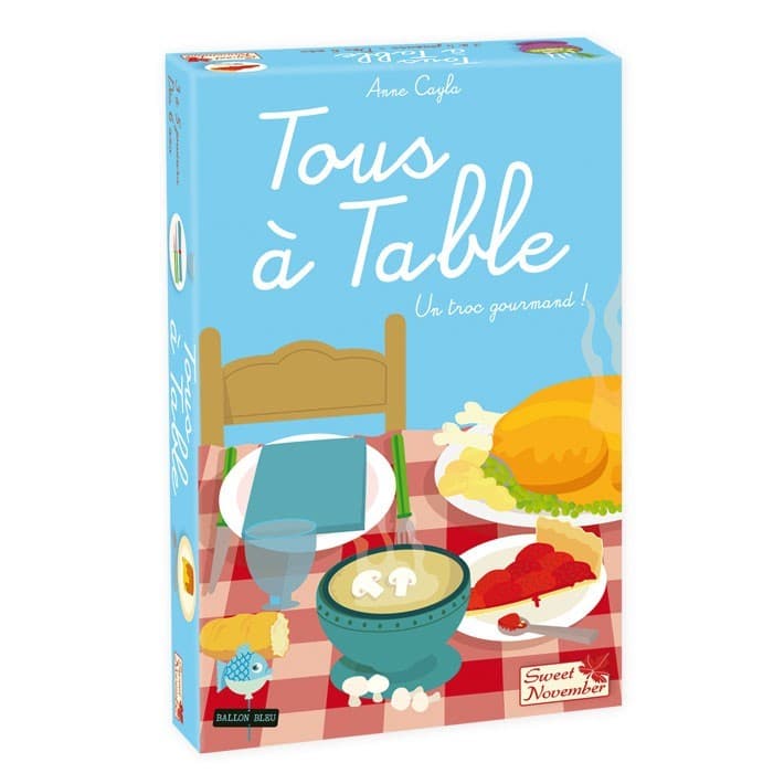 Boîte du jeu : Tous à table