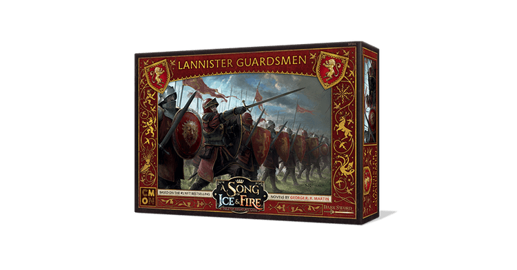 Boîte du jeu : Le Trône de Fer : le Jeu de Figurines - Gardes Lannister