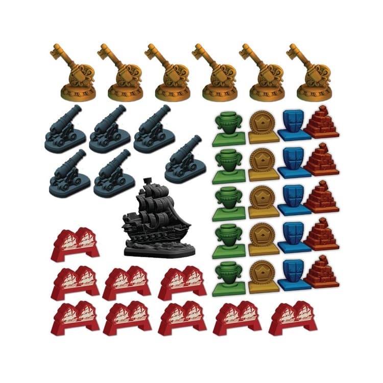 Boîte du jeu : Endeavor - Âge de la Voile (L') - Extension "Pièces en Plastique & Blockades en Bois"