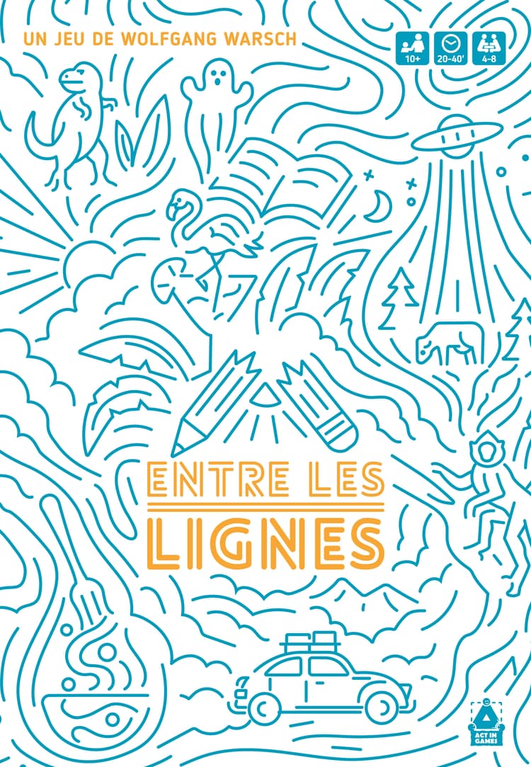 Boîte du jeu : Entre les lignes