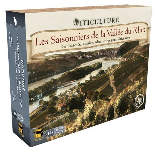 Boîte du jeu : Viticulture - Les Saisonniers de la Vallée du Rhin