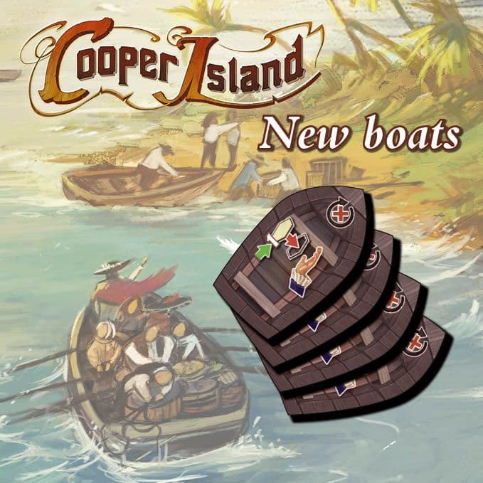 Boîte du jeu : Cooper Island - Extension "Nouveaux Bateaux / New Boats / Neue Boote"