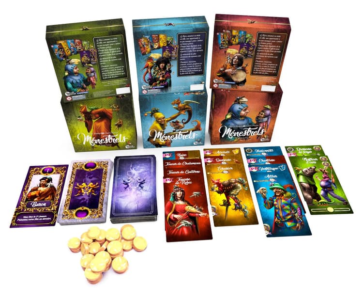 Boîte du jeu : Ménestrels