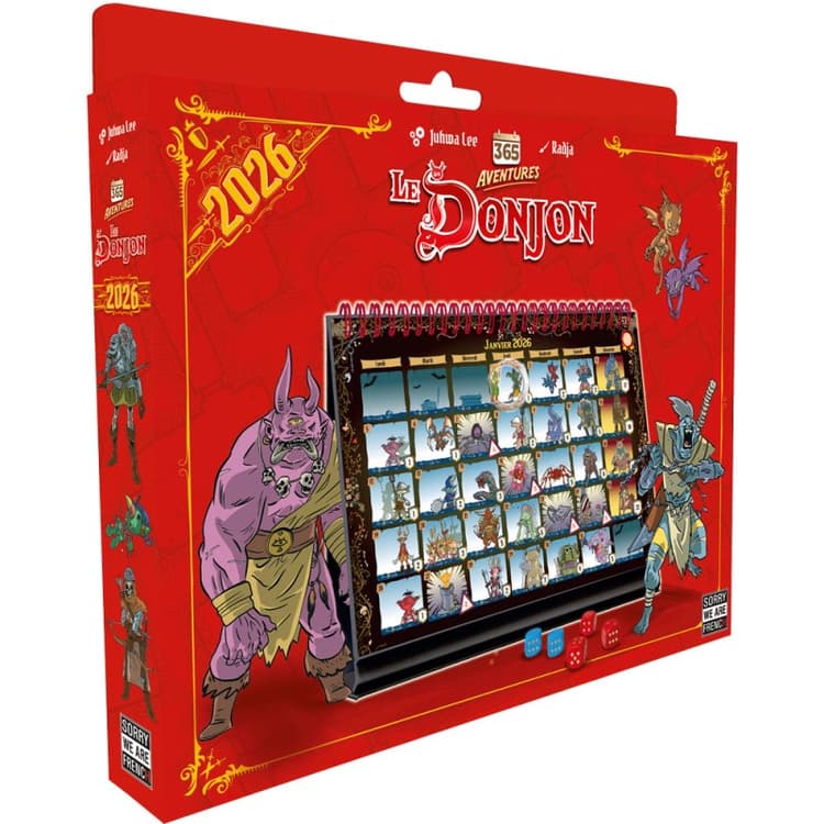 Boîte du jeu : 365 Aventures : Le Donjon 2026