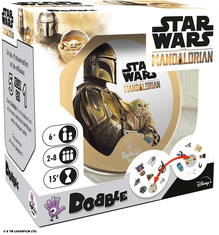 Boîte du jeu : Dobble Star Wars - The Mandalorian