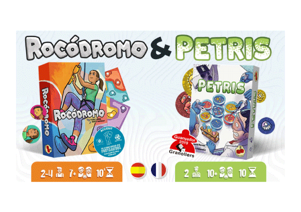 Boîte du jeu : Rocódromo et Petris