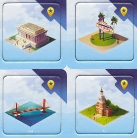 Boîte du jeu : Quadropolis - Extension "Monuments des États-Unis"