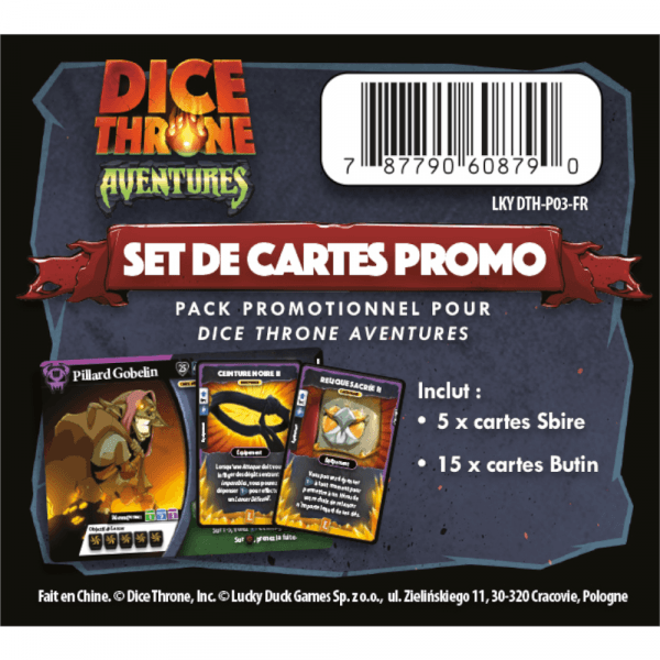 Boîte du jeu : Dice Throne Adventures : Promo Pack