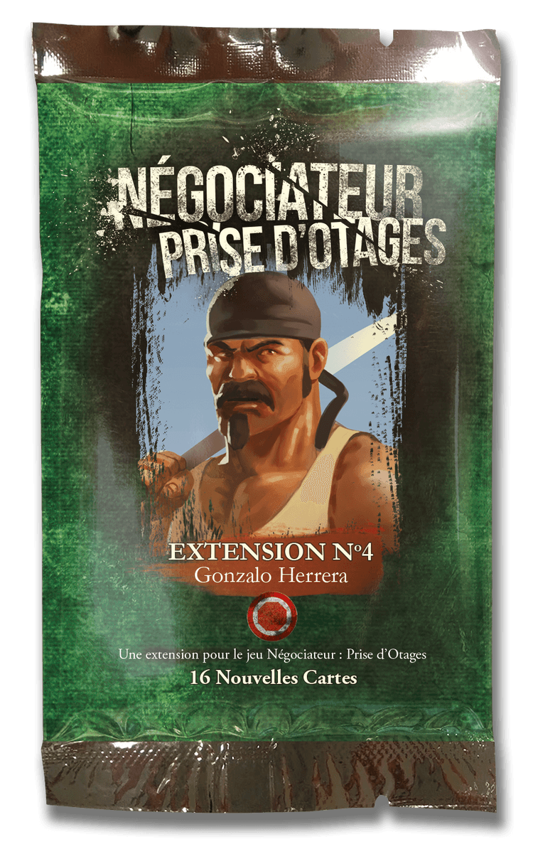 Boîte du jeu : Négociateur: Prise d'otages - Extension 4 : Gonzalo Herrera