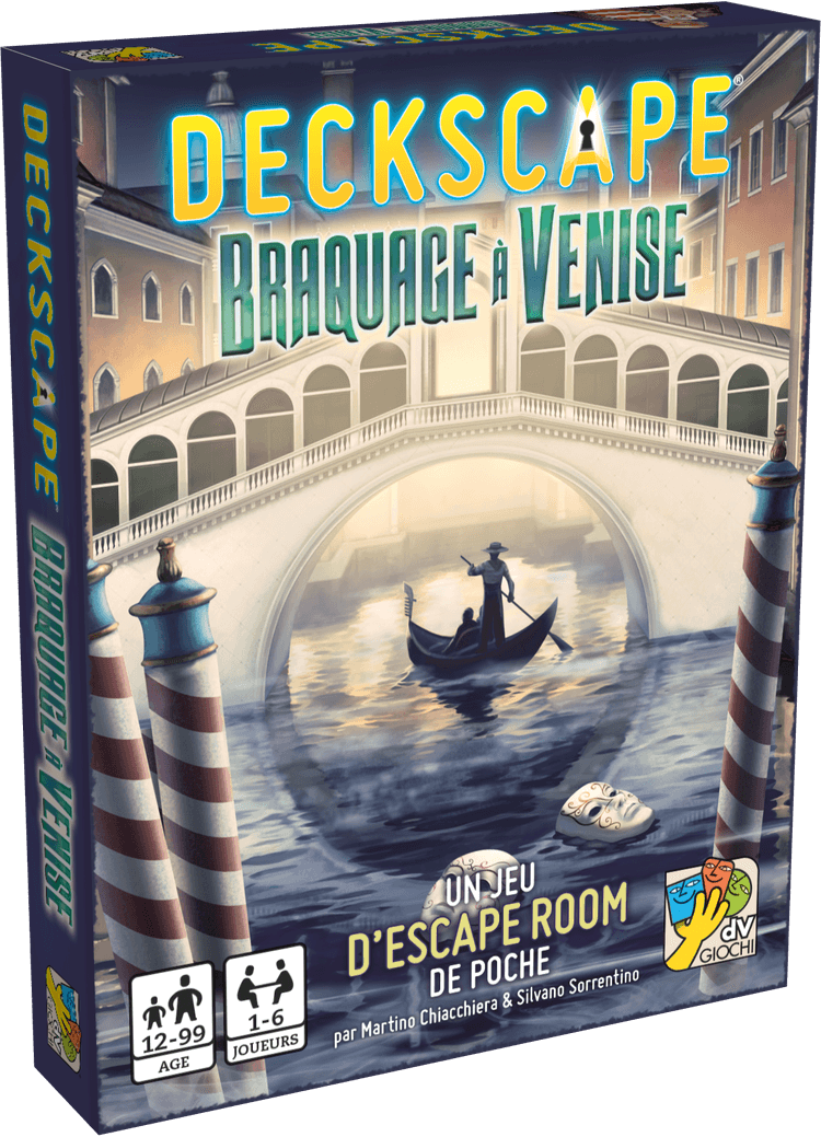 Boîte du jeu : DECKSCAPE Braquage à Venise