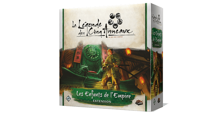 Boîte du jeu : La Légende des Cinq Anneaux LCG : Les Enfants de l’Empire