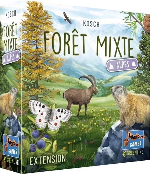 Boîte du jeu : Forêt Mixte : Alpes