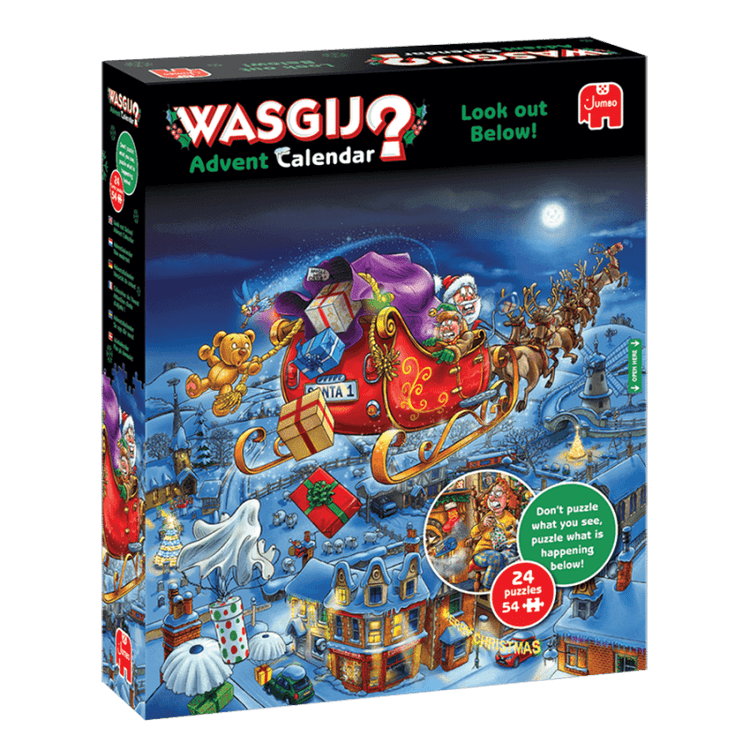 Boîte du jeu : WASGIJ : Calendrier de l'Avent - Attention Chute d'Objets