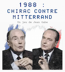 boîte du jeu : 1988 : Chirac contre Mitterrand