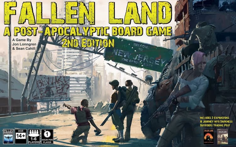 Boîte du jeu : Fallen Land : A Post Apocalyptic Board Game 2nd Edition