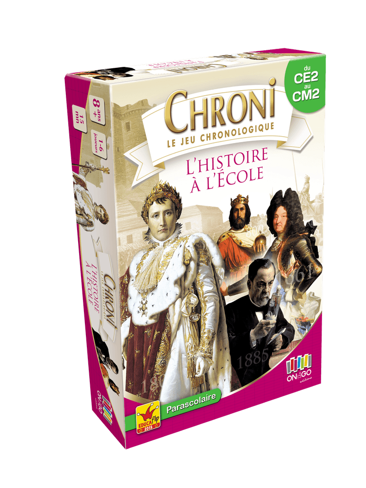 Boîte du jeu : CHRONI - L'HISTOIRE A L'ECOLE