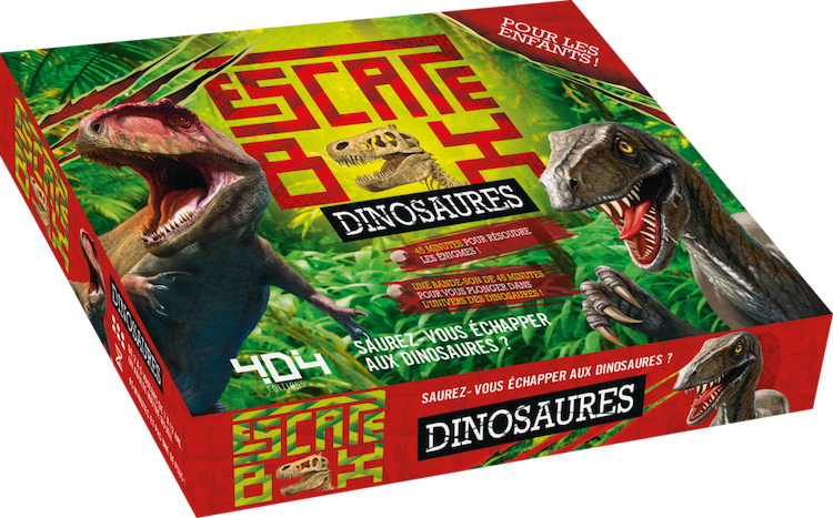 Boîte du jeu : Escape Box Dinosaures