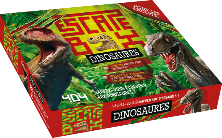 Boîte du jeu : Escape Box Dinosaures