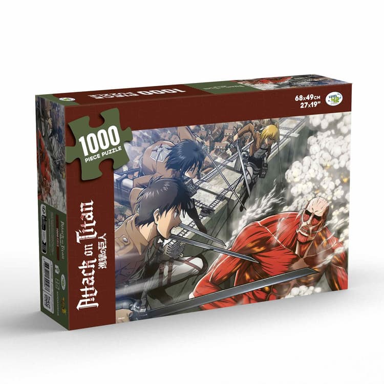 Boîte du jeu : PUZZLE L’ATTAQUE DES TITANS