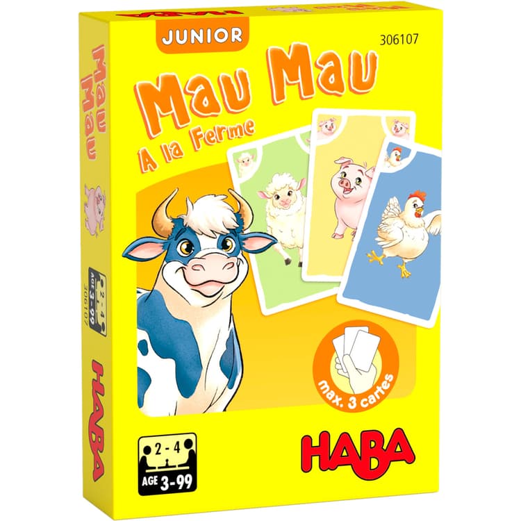 Boîte du jeu : Mau Mau à la Ferme JUNIOR
