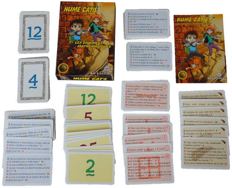 Boîte du jeu : Numé Cat's - Les énigmes mathématiques