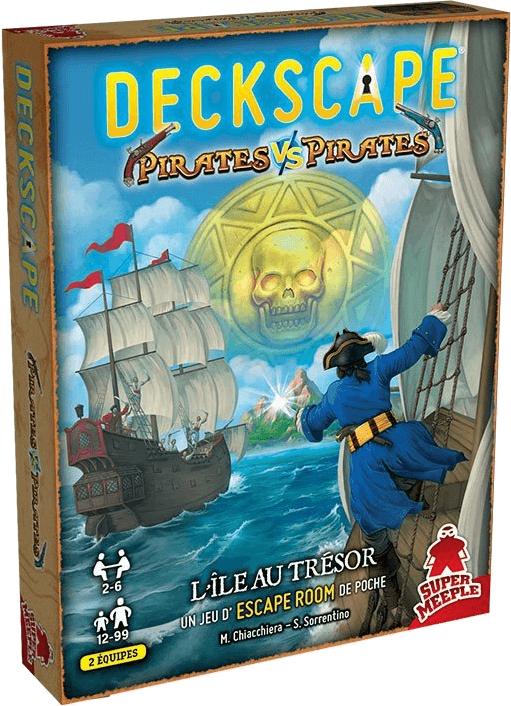 Boîte du jeu : Deckscape : Pirates Vs Pirates