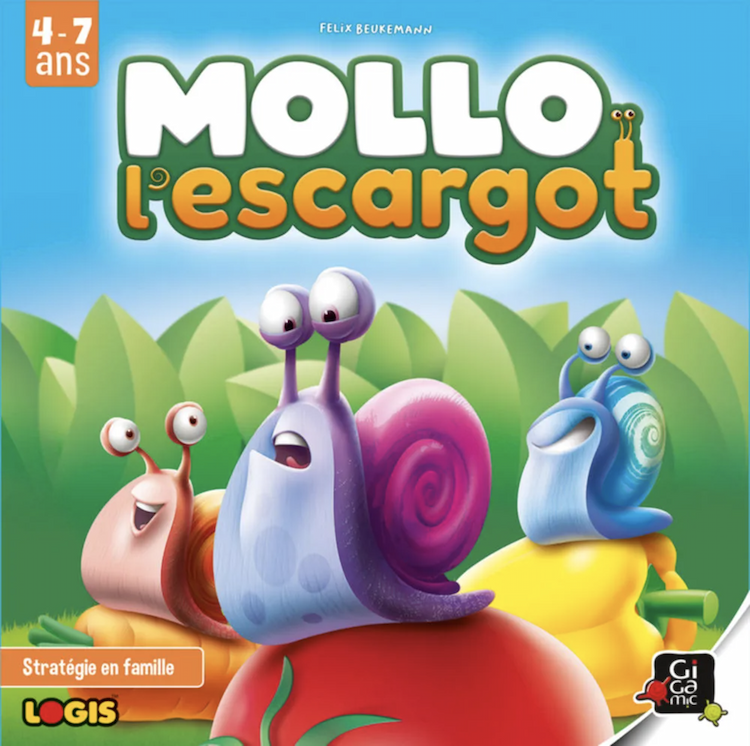 Boîte du jeu : Mollo l'escargot