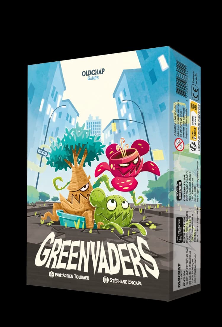 Boîte du jeu : Greenvaders