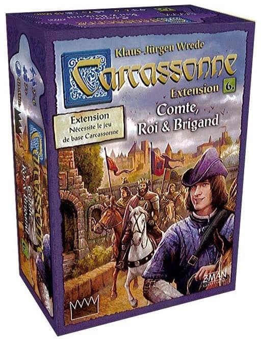 Boîte du jeu : Carcassonne - Extension 6 : Comte, Roi & Brigand