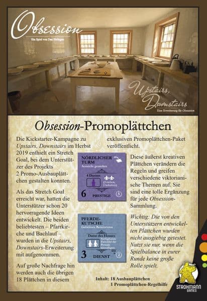 Boîte du jeu : Obsession : Promotional Tiles
