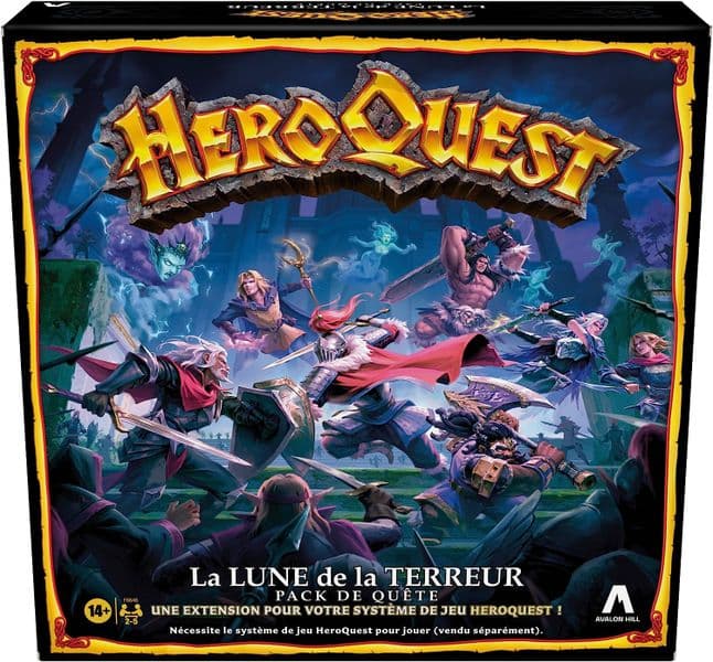 Boîte du jeu : HeroQuest : La Lune de la Terreur
