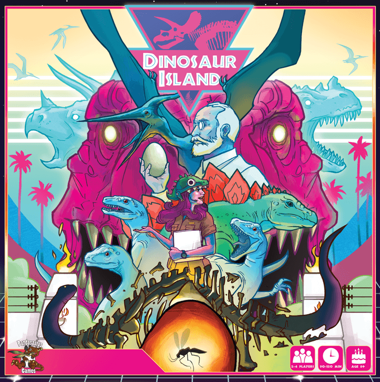 Boîte du jeu : Dinosaur Island