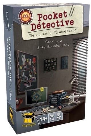 Boîte du jeu : Pocket Detective : Meurtre à l'Université