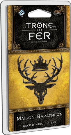 Couverture de Maison Baratheon : Deck d’introduction Trône de Fer LCG 2nd Édition