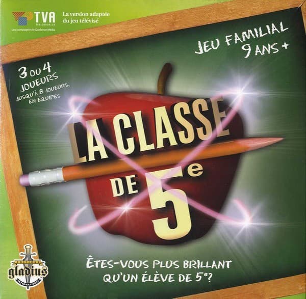 Boîte du jeu : La classe de 5e