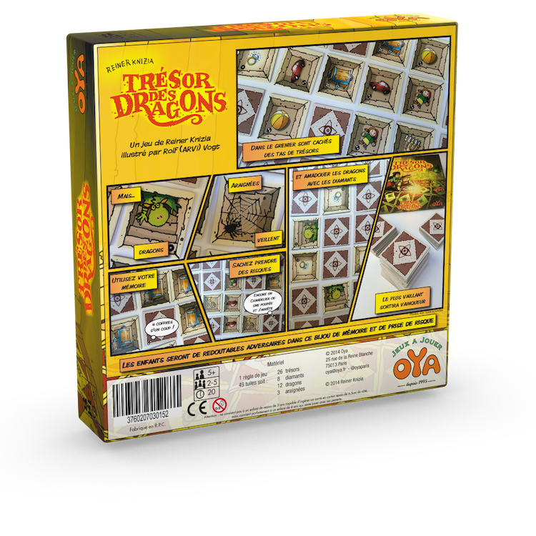 Boîte du jeu : Trésor des Dragons