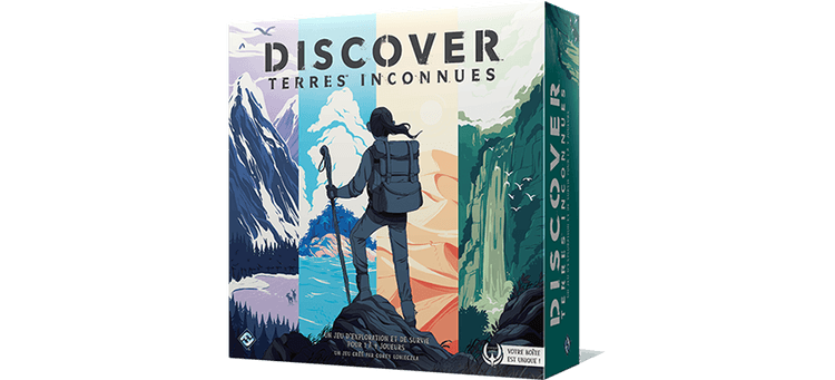 Boîte du jeu : Discover - Terres Inconnues