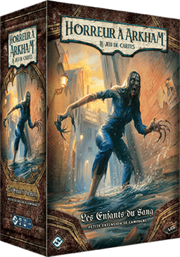 Couverture de Horreur à Arkham : Le jeu de cartes - Les Enfants du Sang