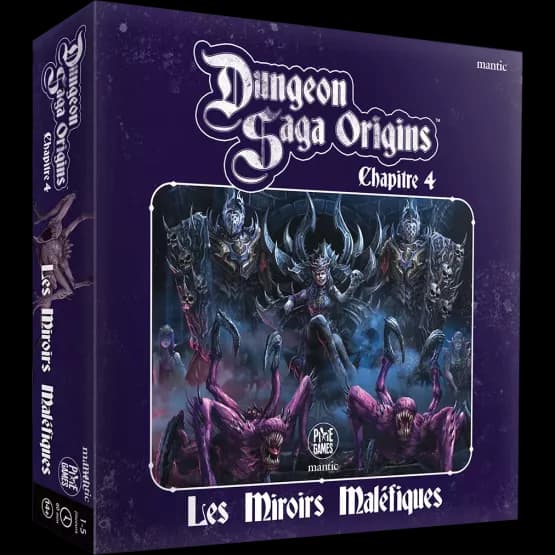 Boîte du jeu : Dungeon Saga Origins : Les Miroirs Maléfiques