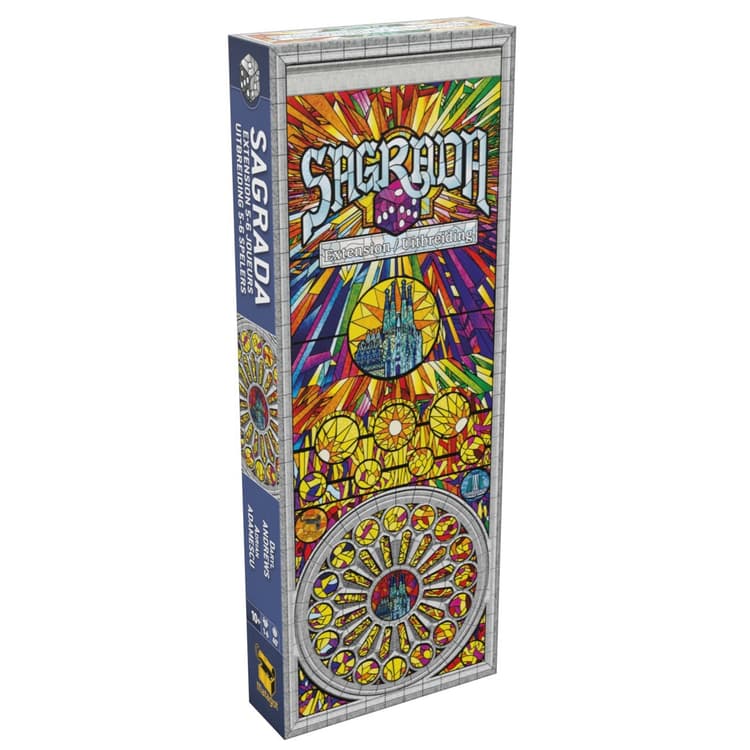 Boîte du jeu : Sagrada extension 5 & 6 joueurs