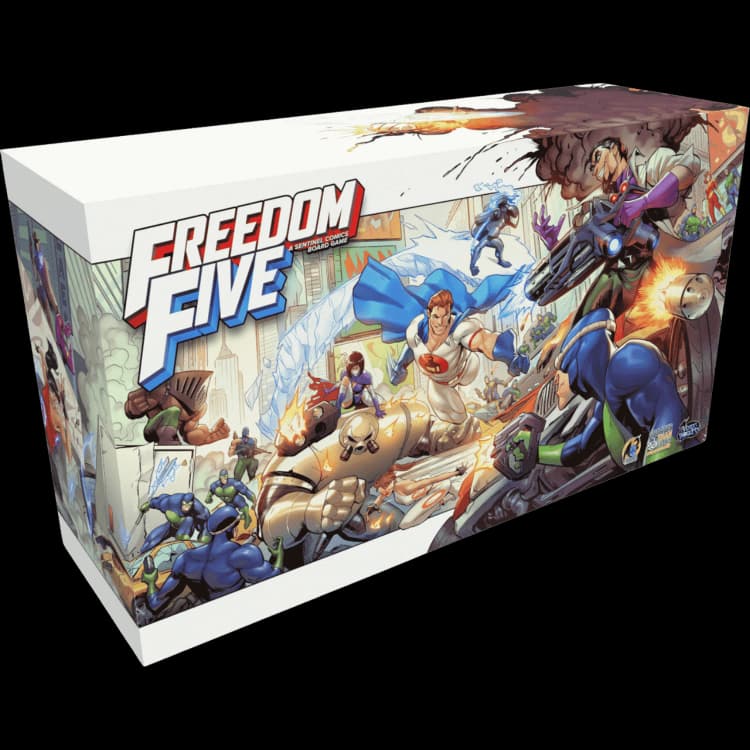 Boîte du jeu : Freedom Five: A Sentinel Comics Board Game - painted version