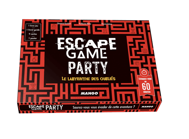 Boîte du jeu : Escape Game Party 1 - Le Labyrinthe des Oubliés