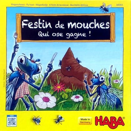 Boîte du jeu : Festin de mouches - Qui ose gagne !