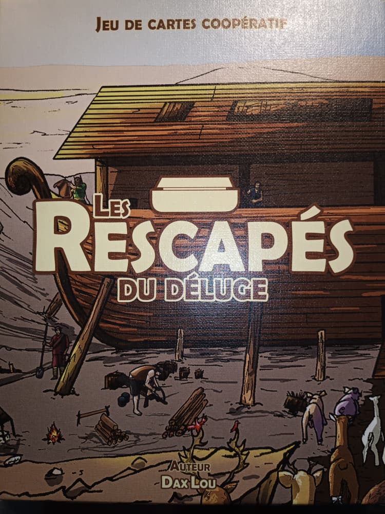 Boîte du jeu : Les Rescapés du Déluge