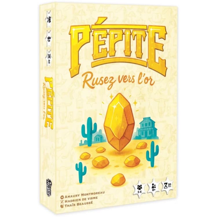 Boîte du jeu : Pépite : Rusez vers l'or