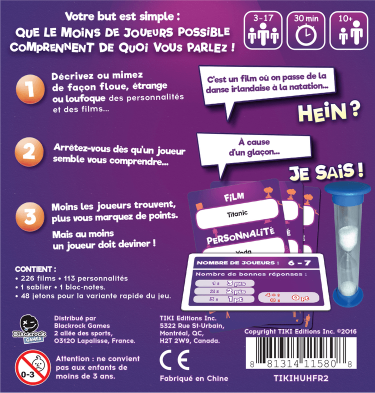 Boîte du jeu : HEIN ? Cinéma & Personnalités
