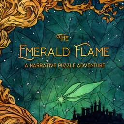 Couverture de The emerald flame